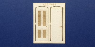 LCC 74-51 O gauge goods shed office door
